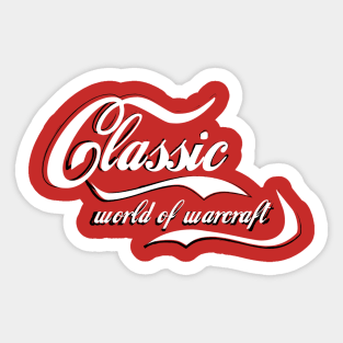 Classic - WoW Sticker